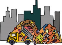 garbage clipart mountain garbage