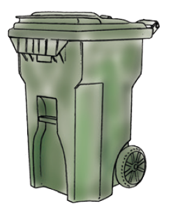 garbage clipart overfilled