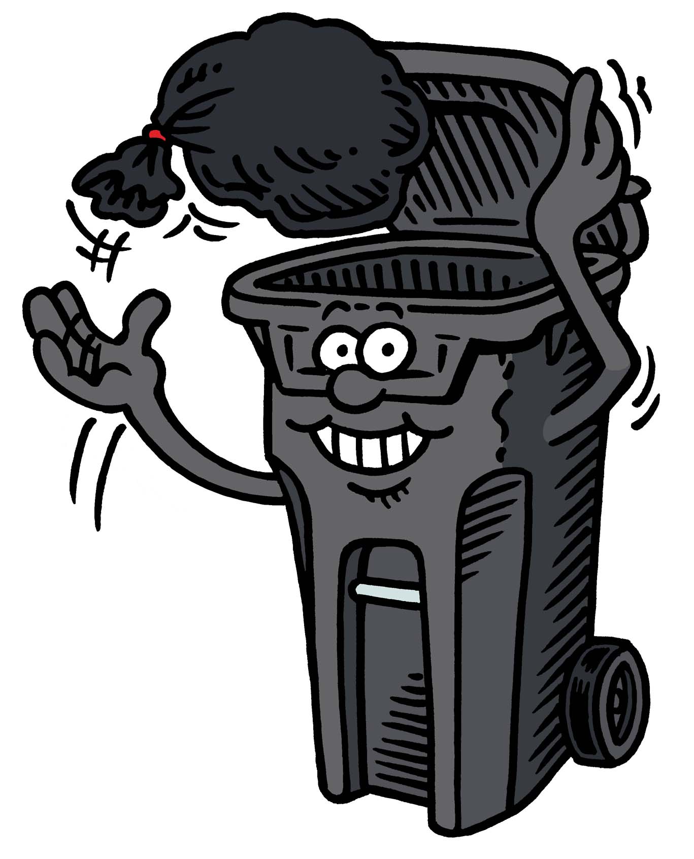 garbage clipart overfilled