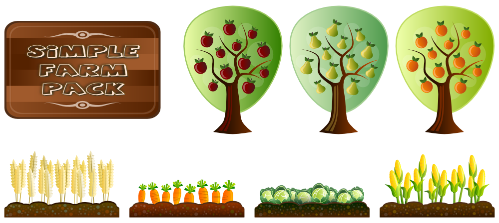 Farming crops farm crop. Garden clipart field