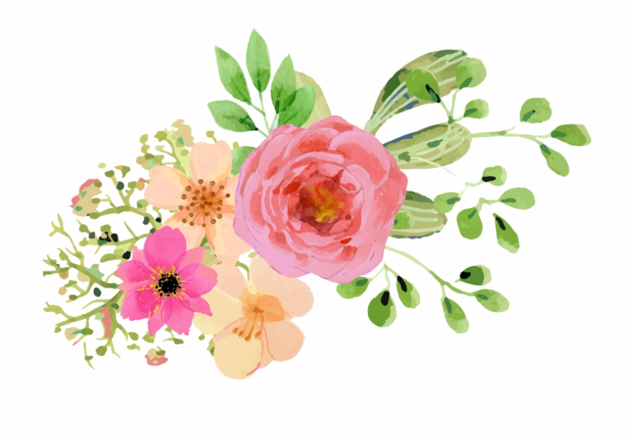 peony clipart rustic flower