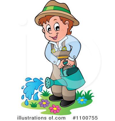gardening clipart gardener