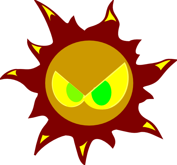 number 6 clipart angry