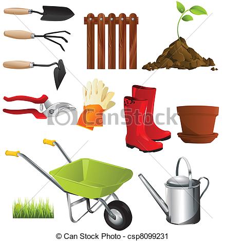 gardener clipart garden equipment