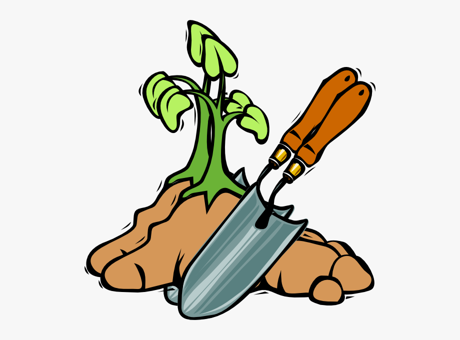 gardener clipart garden trowel