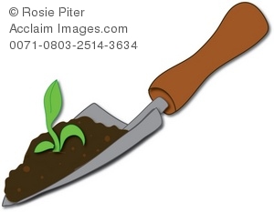 gardener clipart potting soil