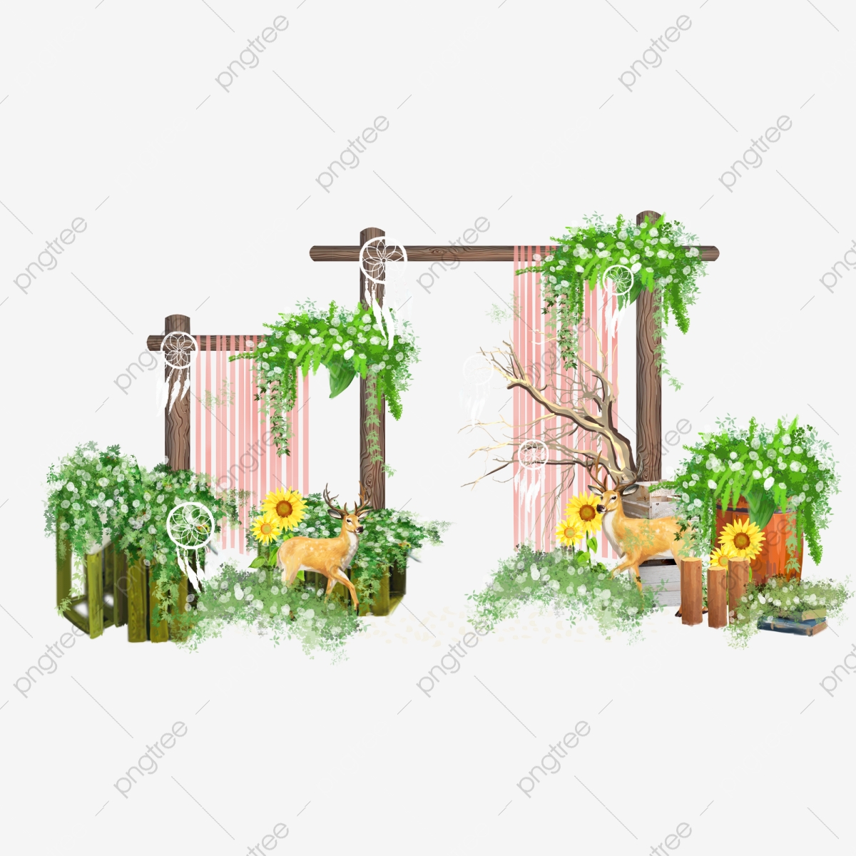 Gardener clipart simple garden. Creative plant gardening element