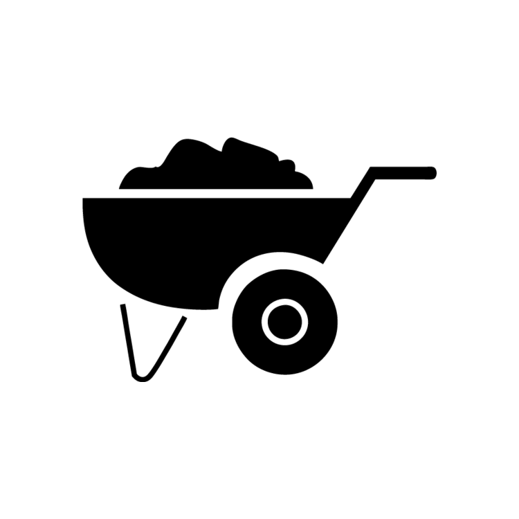 gardener clipart wheelbarrow