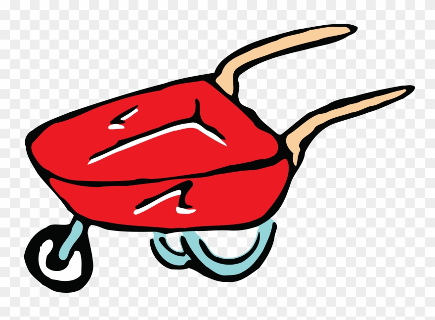 Gardening clipart wheelbarrow. Free of a garden