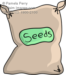 gardening clipart bag seed