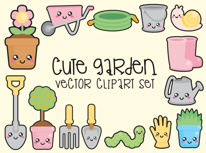 gardening clipart cute