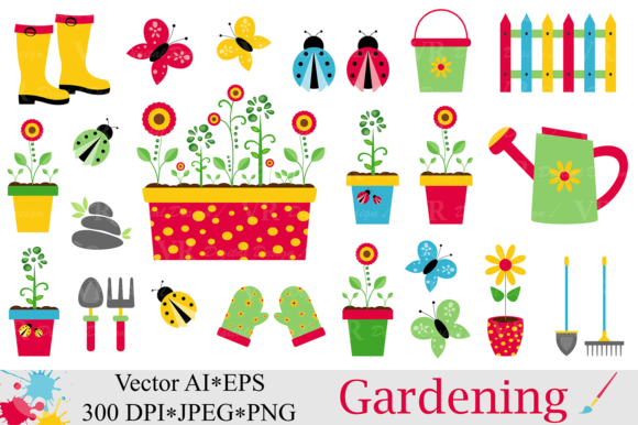 gardening clipart garden game