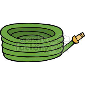 Gardening clipart hose. Green garden royalty free