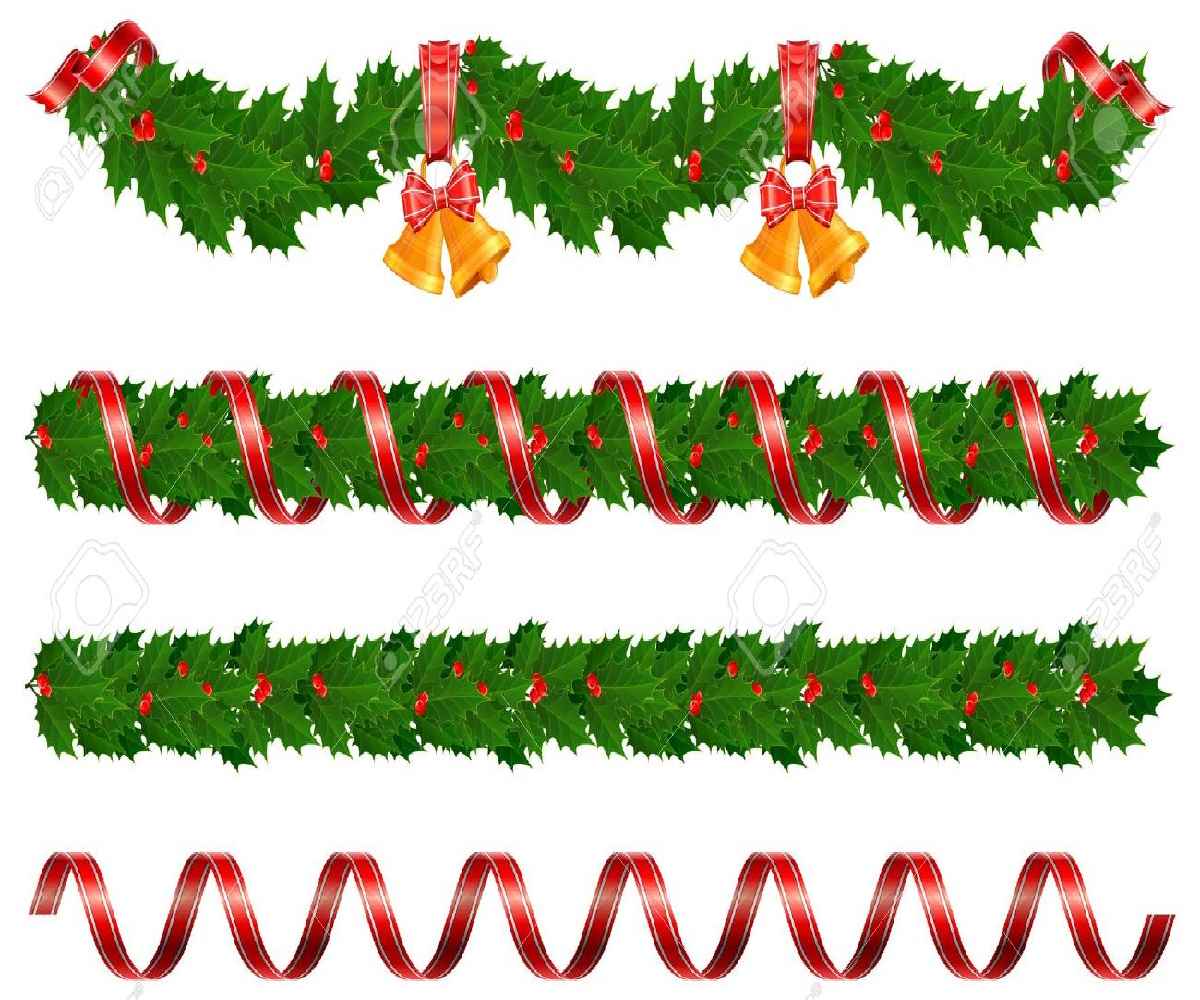 Garland clipart evergreen. Free cliparts download clip
