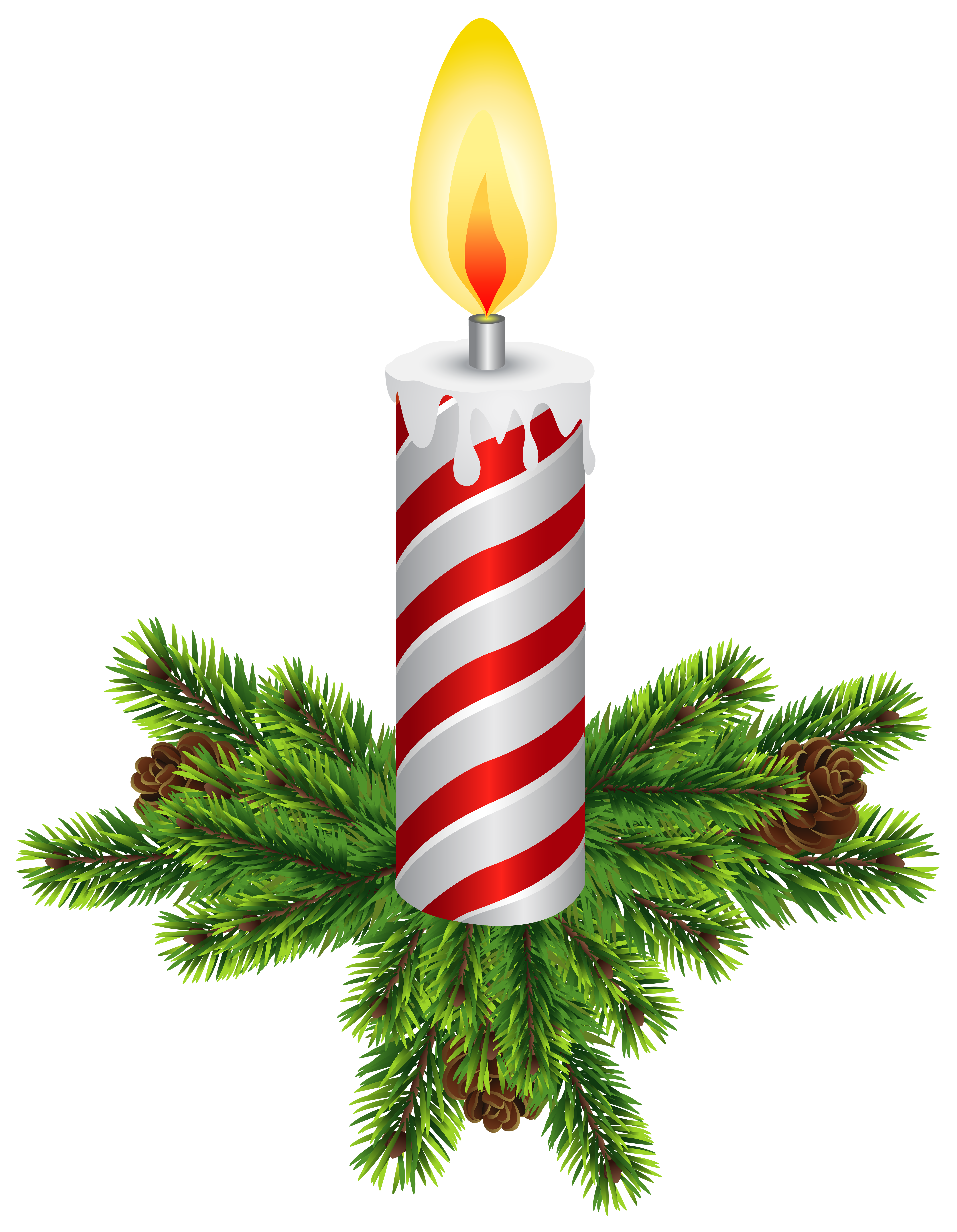 ornaments clipart candle