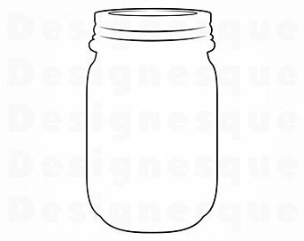 Etsy . Garland clipart mason jar