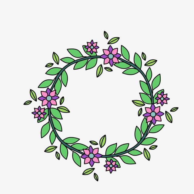 garland clipart spring