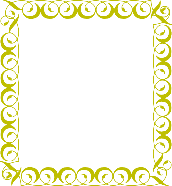 Garland clipart yellow. Border clip art at