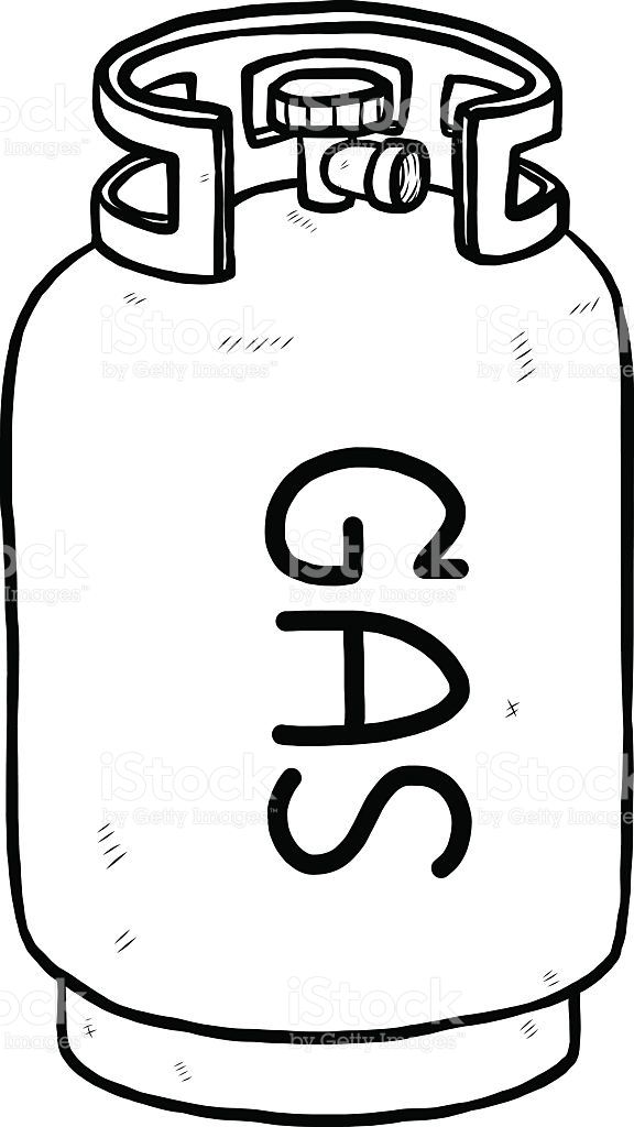 gas clipart black and white