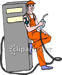 gas clipart gas attendant