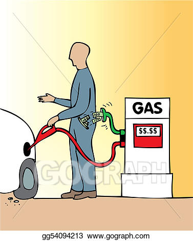 Gas clipart gas price. Vector art drawing gg