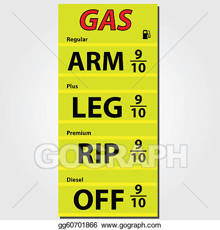 Clip art vector prices. Gas clipart gas price