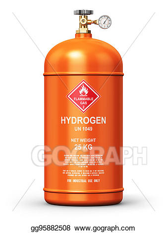 Stock illustration liquefied industrial. Gas clipart hydrogen gas