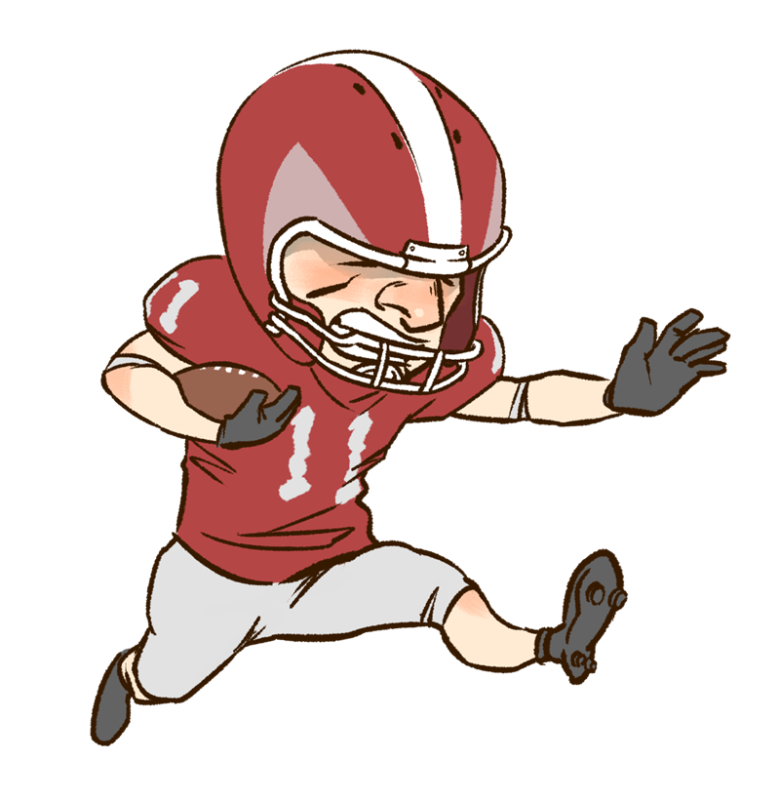 Gate clipart animated. Football person frames illustrations