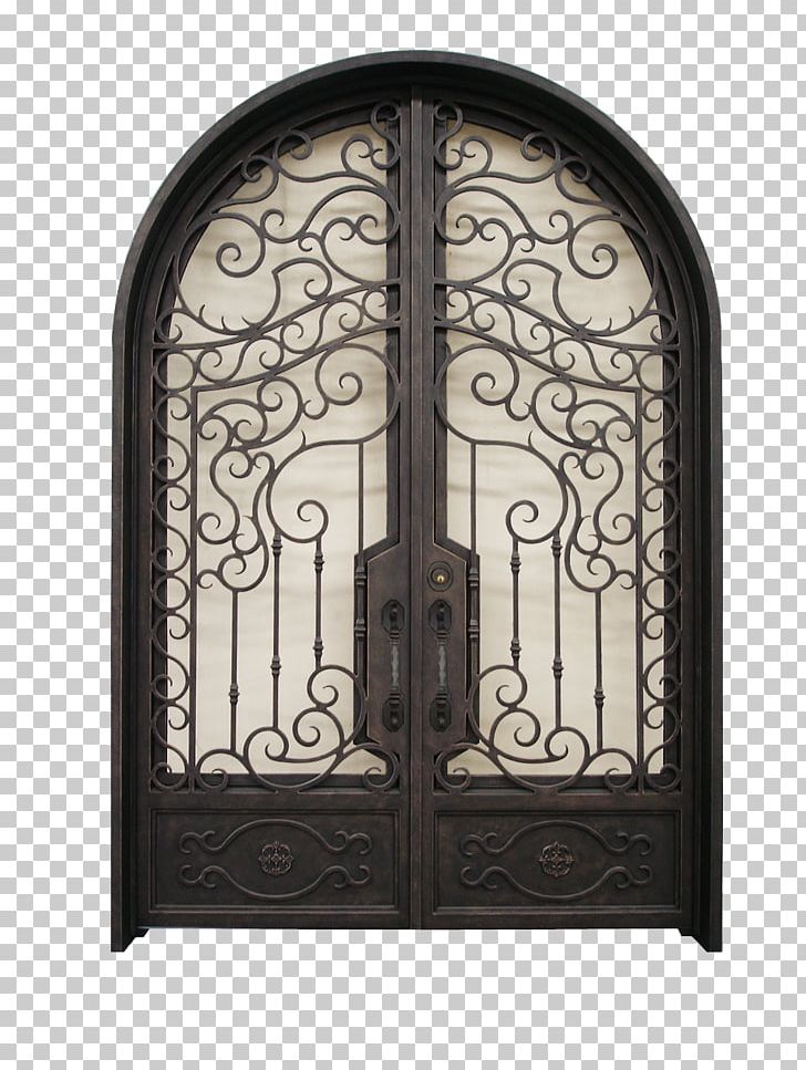 Window master iron company. Gate clipart arch door