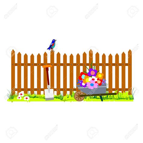 gate clipart backyard fence