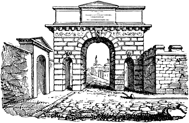 gate clipart city gate
