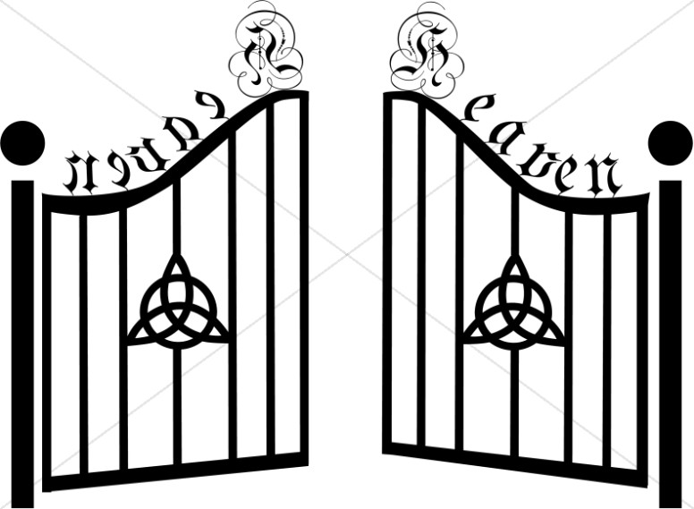 gate clipart drawing