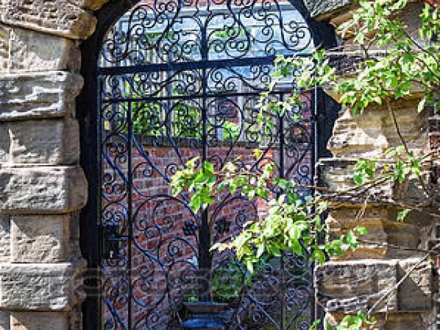 gate clipart english garden