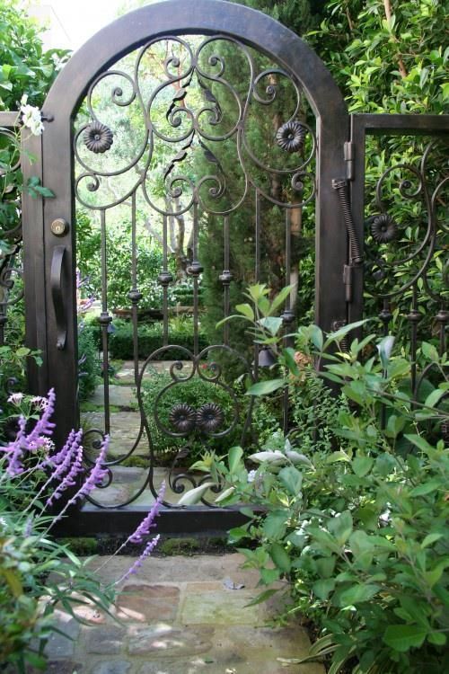 gate clipart english garden