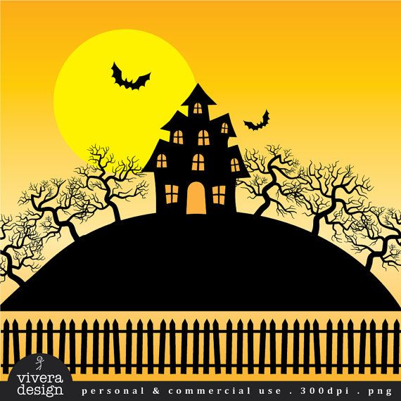 mansion clipart haunted house