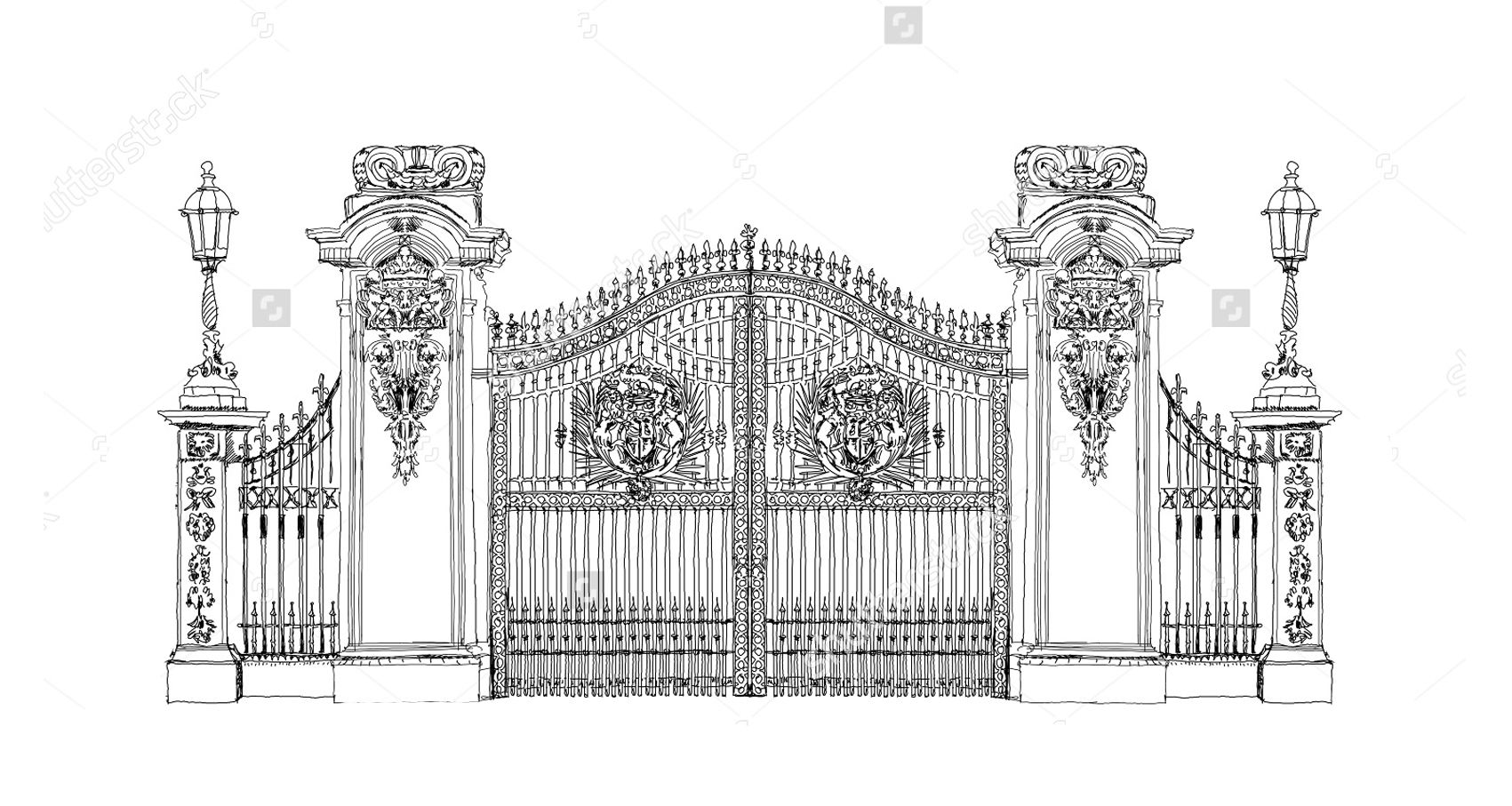 palace clipart palace door