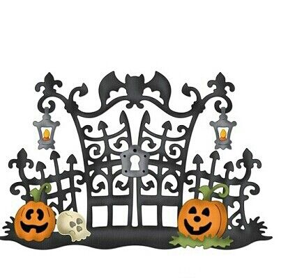 gate clipart spooky