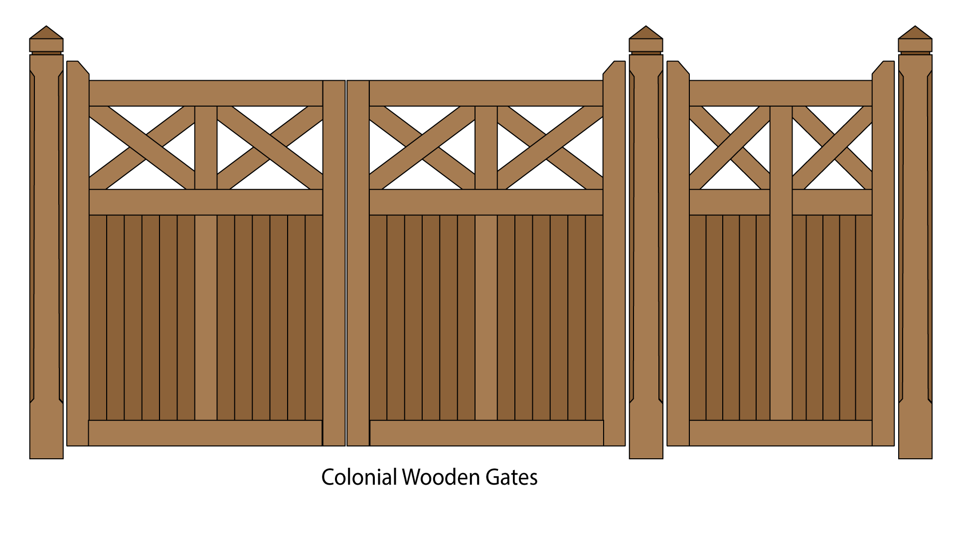 gate clipart wood gate