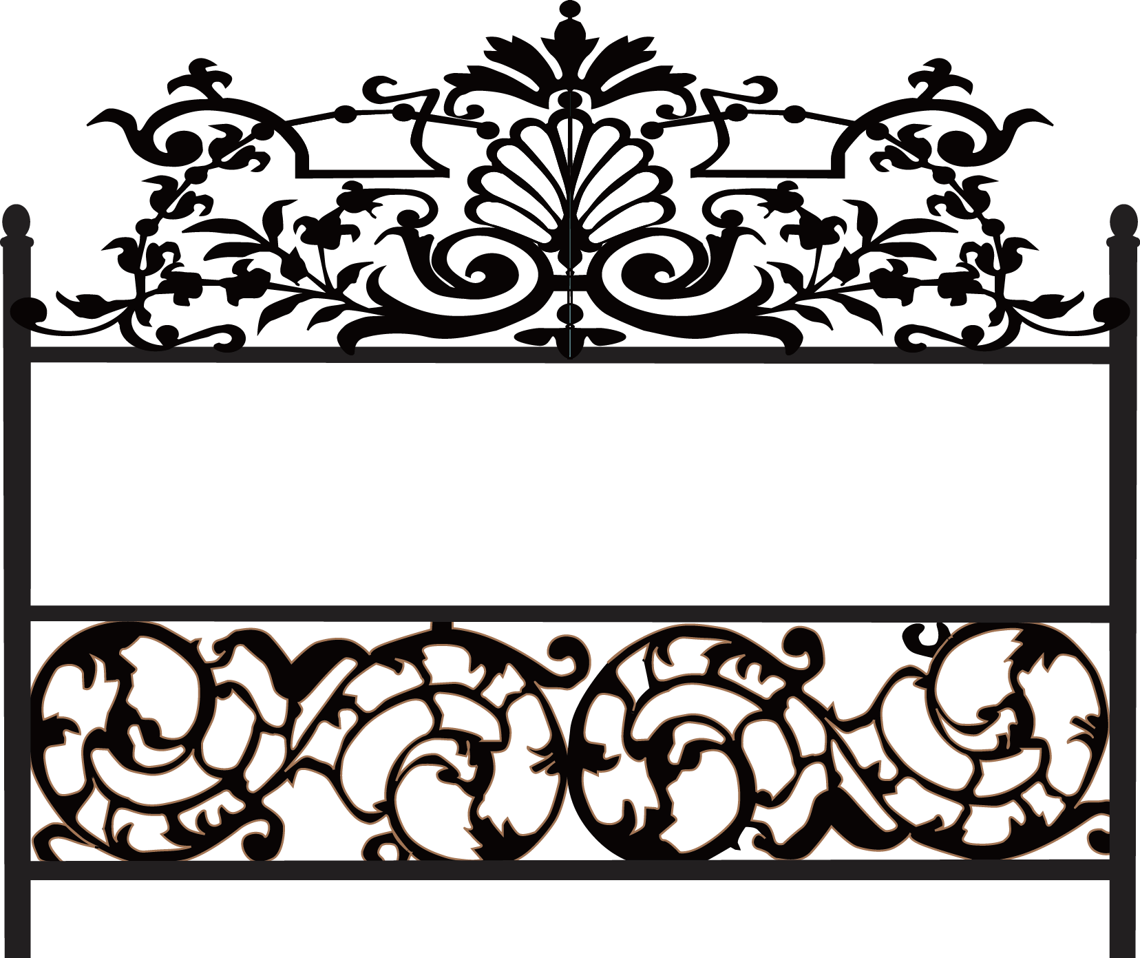 gate clipart wrought iron