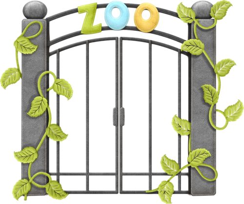 gate clipart zoo