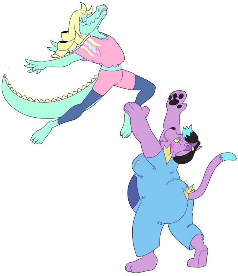 gator clipart dancing