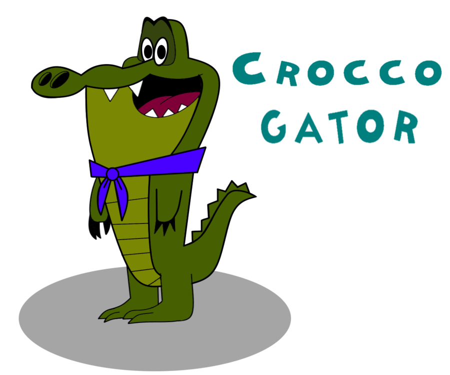 gator clipart friendly