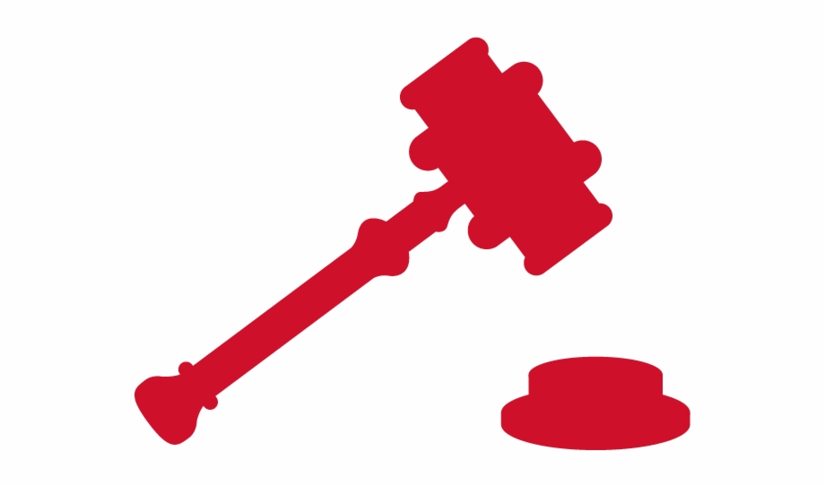 gavel clipart red