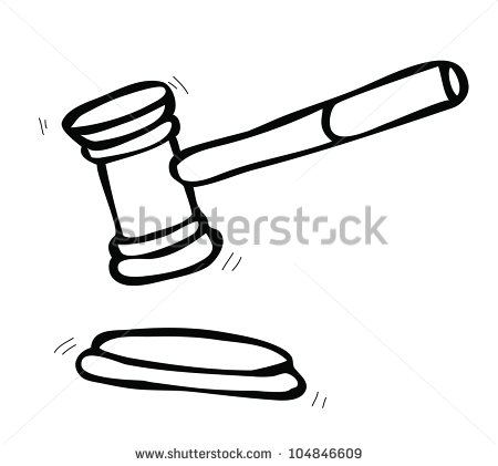 Gavel clipart sketch. At paintingvalley com explore