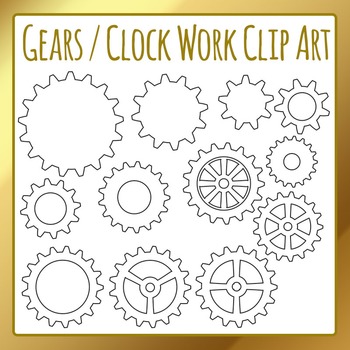 Cogs and clip art. Gears clipart clockwork