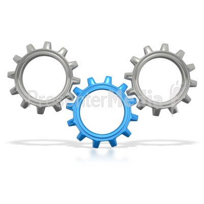 Three gears education and. Gear clipart connected