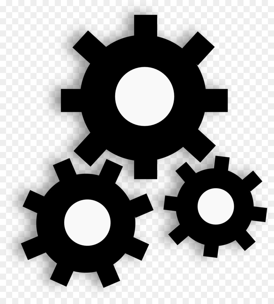 Gear clipart functionality. Black circle font transparent