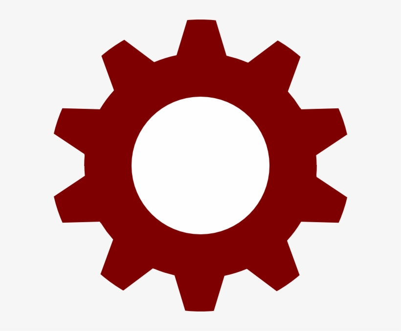 gears clipart red