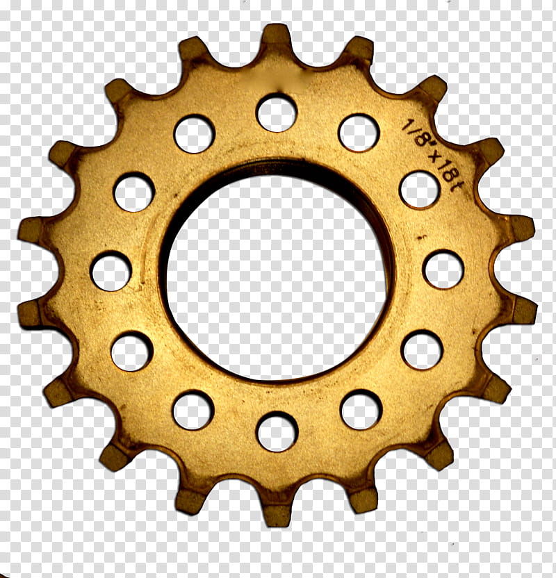 Gear brass colored sprocket. Gears clipart round