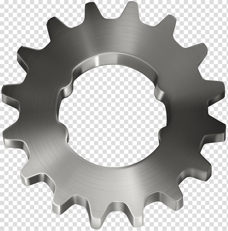 Gear clipart steel. Gray part icon machine